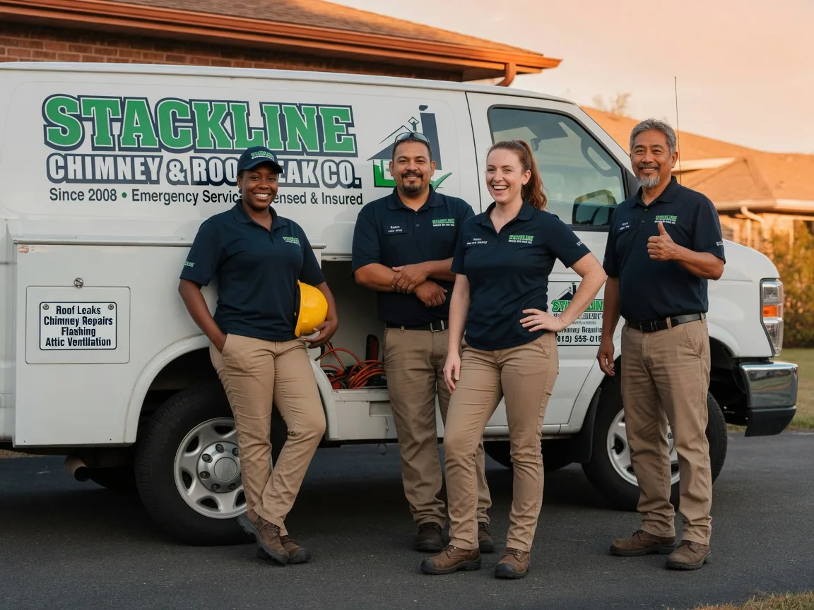 Chimney flashing repair company in Monument, OR